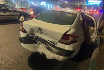 تصادف پیشکسوت استقلال+تصادف