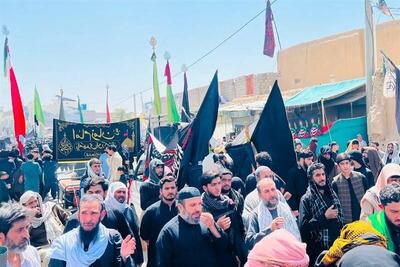  مراسم عزاداری ۲۸ صفر در «مزارشریف» افغانستان +عکس