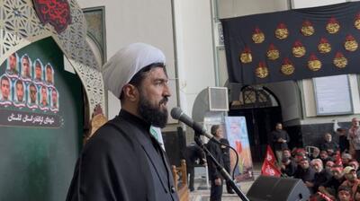  فریاد «یالثارات الحسین» گلستانی‌ها از حرم رضوی برخاست