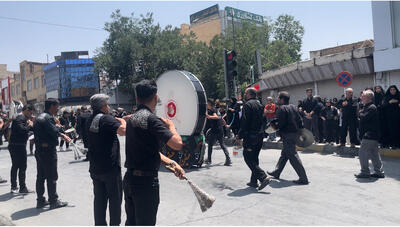 عزاداری هیئت زنجیرزنی چهاردهمعصوم کوهدشت در ۲۸ صفر