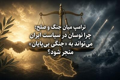 ترامپ میان جنگ و صلح؛ چرا نوسان در سیاست ایران میتواند به «جنگی بیپایان» منجر شود؟