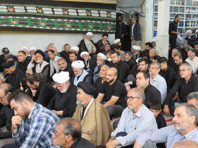  گزارش تصویری: مراسم عزاداری ۲۸ صفر در دفتر مرحوم آیت الله العظمی صانعی