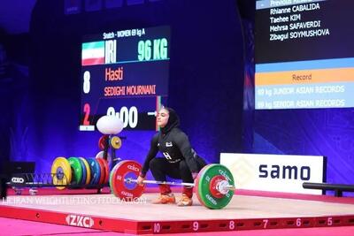 اولین طلای دختران جوان وزنهبرداری ایران در تاشکند