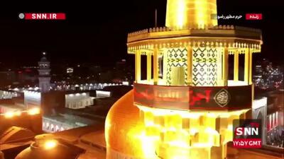  حرم ثامن‌الائمه(ع) غرق در ماتم/ تصاویر عشاق اهل‌بیت(ع) در شب شهادت پیامبر اکرم(ص) و امام حسن مجتبی(ع) در حریم رضوی
