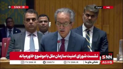نماینده پاکستان در شورای امنیت: رژیم صهیونیستی با شهرکسازی، کرانه باختری را بهسوی تجزیه میبرد / شهرکسازی و خشونت رژیم صهیونیستی با هدف تغییر بافت جمعیتی فلسطین باید متوقف شود + فیلم