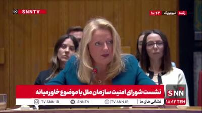 نماینده انگلیس در شورای امنیت: رژیم صهیونیستی با تشدید شهرکسازی، تخریب و حملات شهرکنشینان، فشار بر مردم فلسطین را ادامه میدهد + فیلم