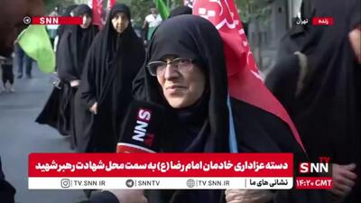  از وقتی چشم باز کردیم، مدیون آقا امام رضا(ع) هستیم
