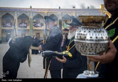  حرم شاهچراغ در سوگ پیامبر رحمت (ص) و امام حسن مجتبی (ع) - تسنیم
