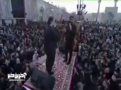 مرثیه خوانی آقای حاج مهدی رسولی