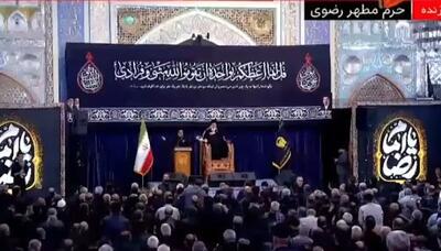 نوحهخوانی در حرم رضوی به مناسبت شهادت امام رضا
