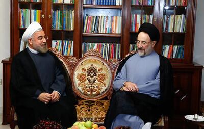  حضور خاتمی و روحانی در یک مراسم جلب‌توجه کرد