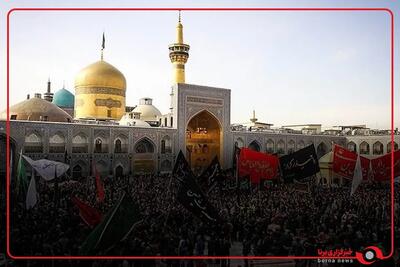 جمعیت انبوه زائران و دوستداران حضرت رضا (ع) در مشهد الرضا