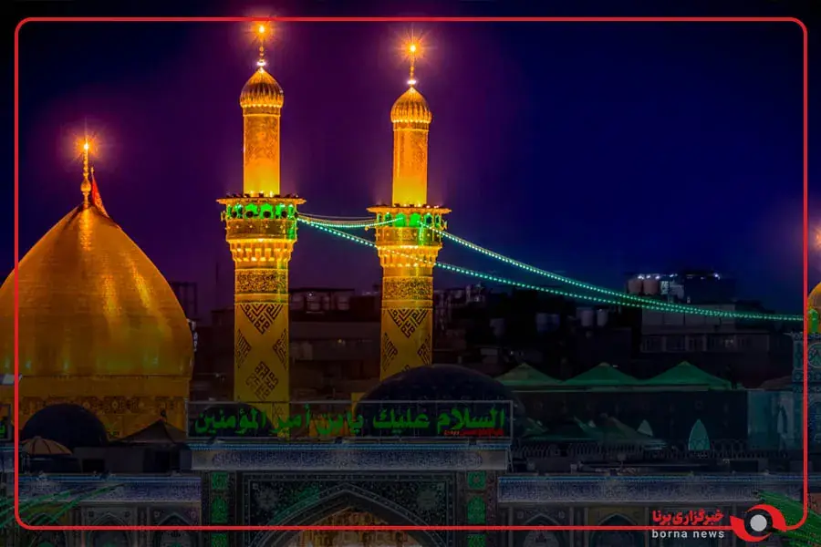  جمع‌آوری کتیبه‌های عزا از حرم مطهر سیدالشهدا(ع) در ساعات پایانی ماه صفر