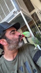  گفتگوی منوچهر هادی با یک طوطی