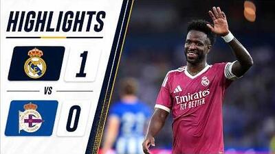 خلاصه بازی دپورتیوو لاکرونیا 0-1 رئال مادرید