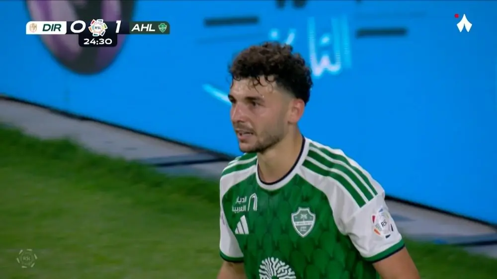 گل اول الاهلی عربستان به الدرعیه (اسپرتسیان)