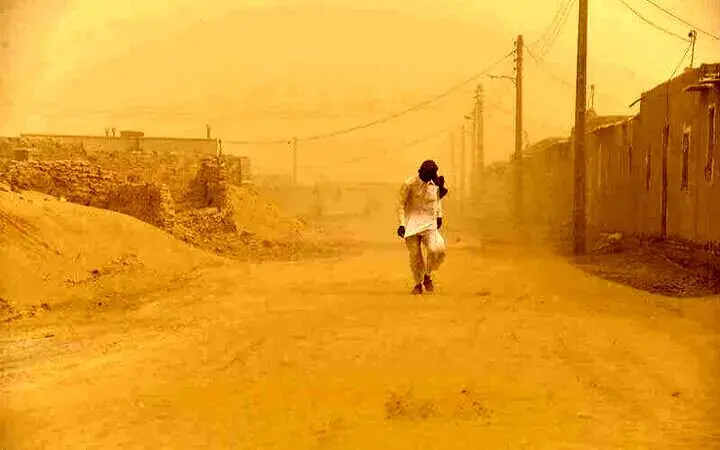سرعت طوفان در زابل به ۱۰۱ کیلومتر بر ساعت رسید