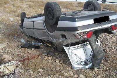  ۲ فوتی و ۲ مصدوم در واژگونی خودرو در جاده ساوه