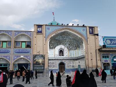  میزبانی آستان حرم جعفر بن موسی(ع) از عزاداران رضوی