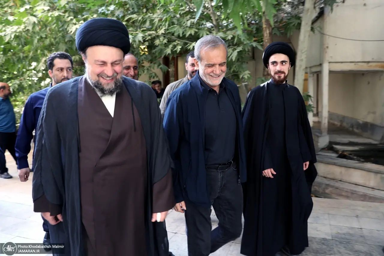 دیدار رئیس جمهور با آیت الله سید حسن خمینی