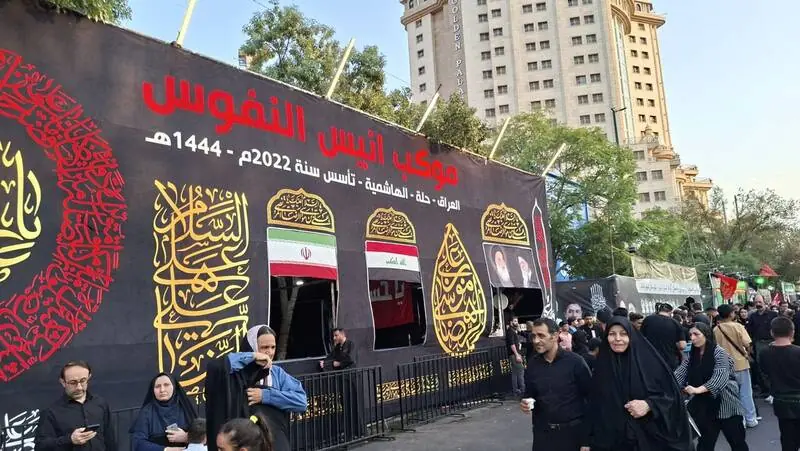 فیلم/ موکب عراقیها در مسیر زائران حرم امام رضا(ع)