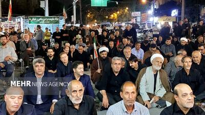  اجتماع باشکوه مردم در مشگین شهر