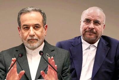 گفتگوی جنجالی قالیباف و عراقچی در مراسم شهادت امام رضا در مشهد