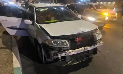 دو قاب از تصادف شبانه و سنگین پیشکسوت استقلال