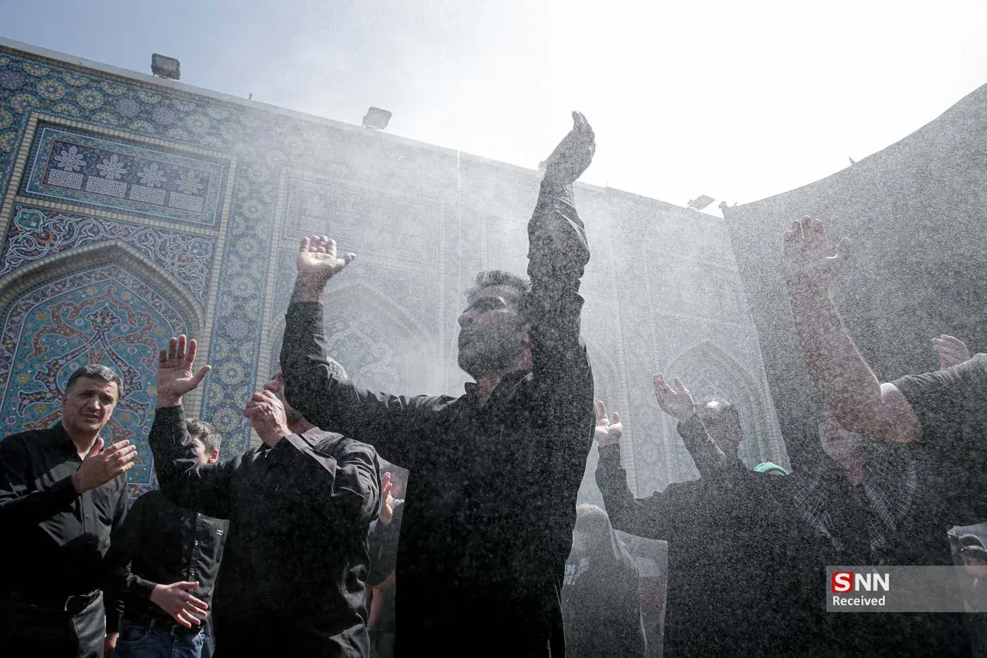 حرم مطهر رضوی در روز شهادت امام رضا علیهمالسلام