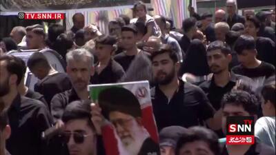 قدم بر میدارم با عکس رهبر شهیدم
