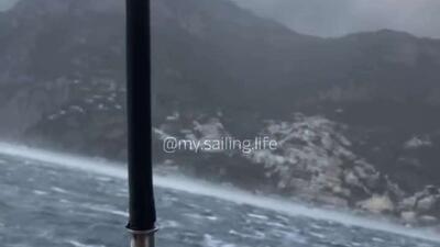 ویدیویی از طوفان شدید در سواحل پوزیتانو در جنوب ایتالیا
