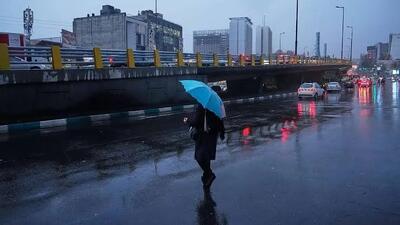 بارشهای رگباری و رعدوبرق در مناطق مختلف کشور