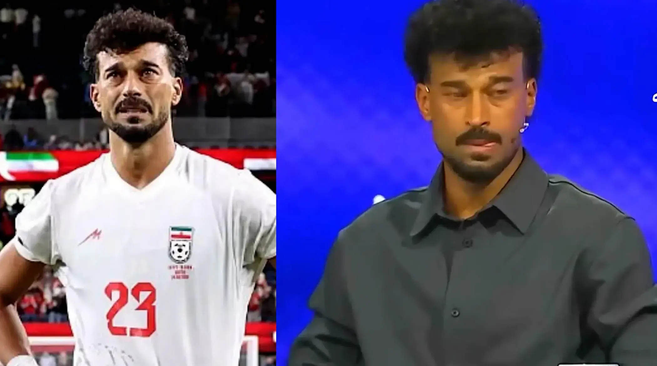  بغض رامین رضاییان روی آنتن زنده