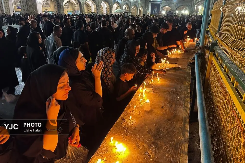  شام غریبان شهادت امام رضا(ع) در خیابان‌های مشهد