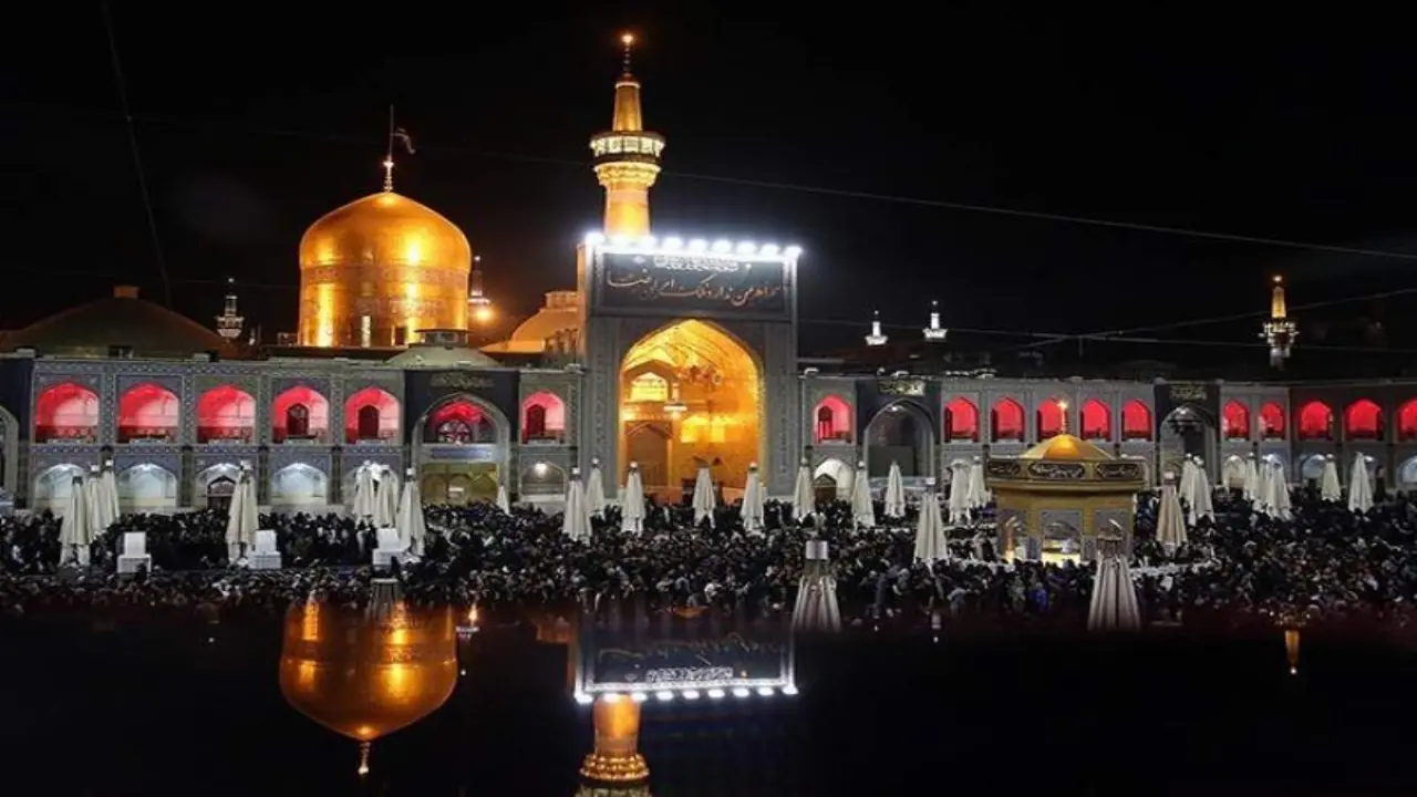  حال و هوای زائران حرم رضوی در سالروز شهادت امام رضا (ع) + فیلم