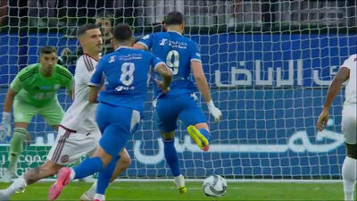 گل اول الهلال به الفیصلی توسط کریم بنزما