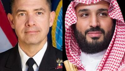دیدار فرمانده سنتکام با محمد بن سلمان
