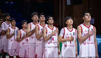 برد پسران بسکتبال ایران در اولین گام از کاپ آسیا