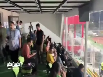  برق جایگاه خبرنگاران و vip استادیوم شهرقدس رفت!