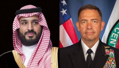 فرمانده سنتکام با محمد بن سلمان دیدار کرد