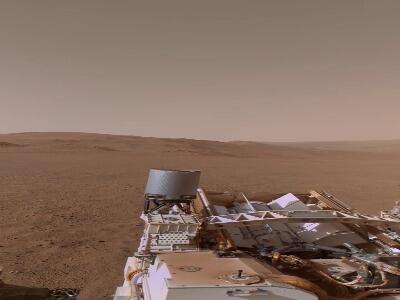  وضعیت کنونی در مریخ از دید مریخ‌نورد Curiosity