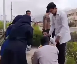 لحظه انفجار در بیمارستان شهدای خلیج فارس بوشهر در جنگ رمضان