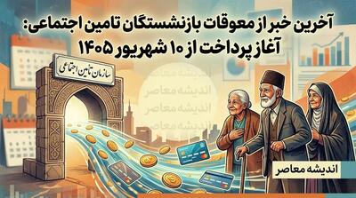  آخرین خبر از معوقات بازنشستگان تامین اجتماعی در ۲۳ مرداد ۱۴۰۵
