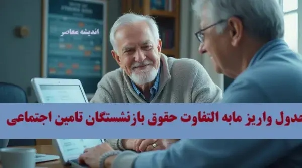 آغاز واریز مابهالتفاوت حقوق بازنشستگان تامین اجتماعی از ۱۰ شهریور؛ معوقات ۸۲ همتی در راه است
