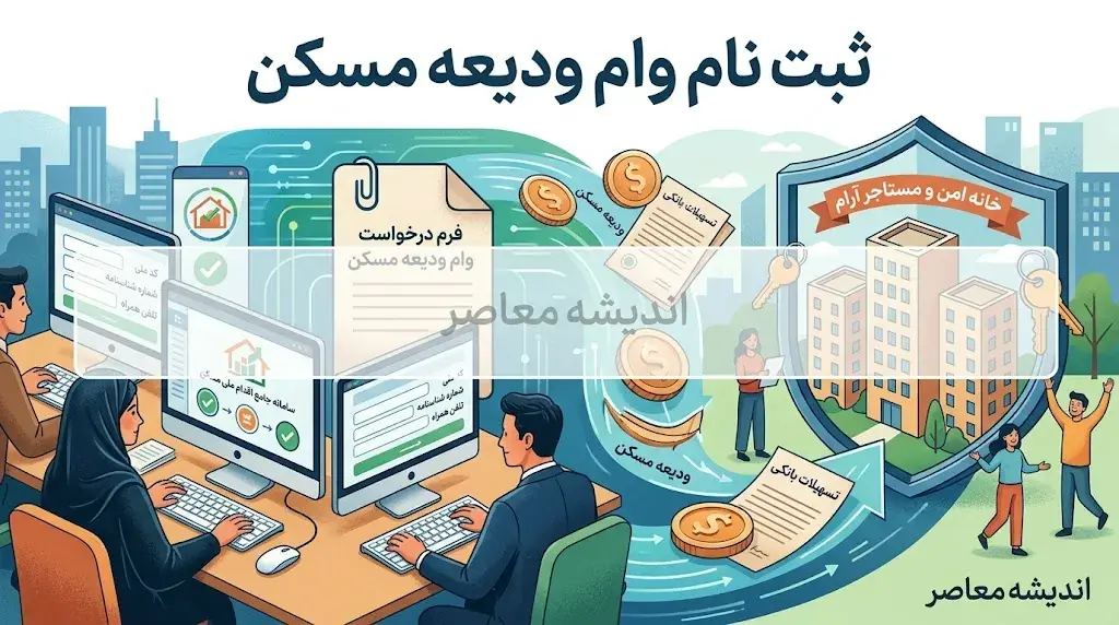 ثبت نام وام ودیعه مسکن ۱۴۰۵