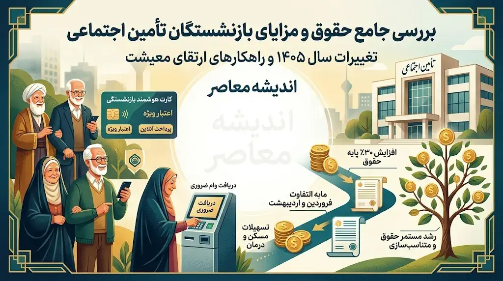 حقوق بازنشستگان تامین اجتماعی ۱۴۰۵