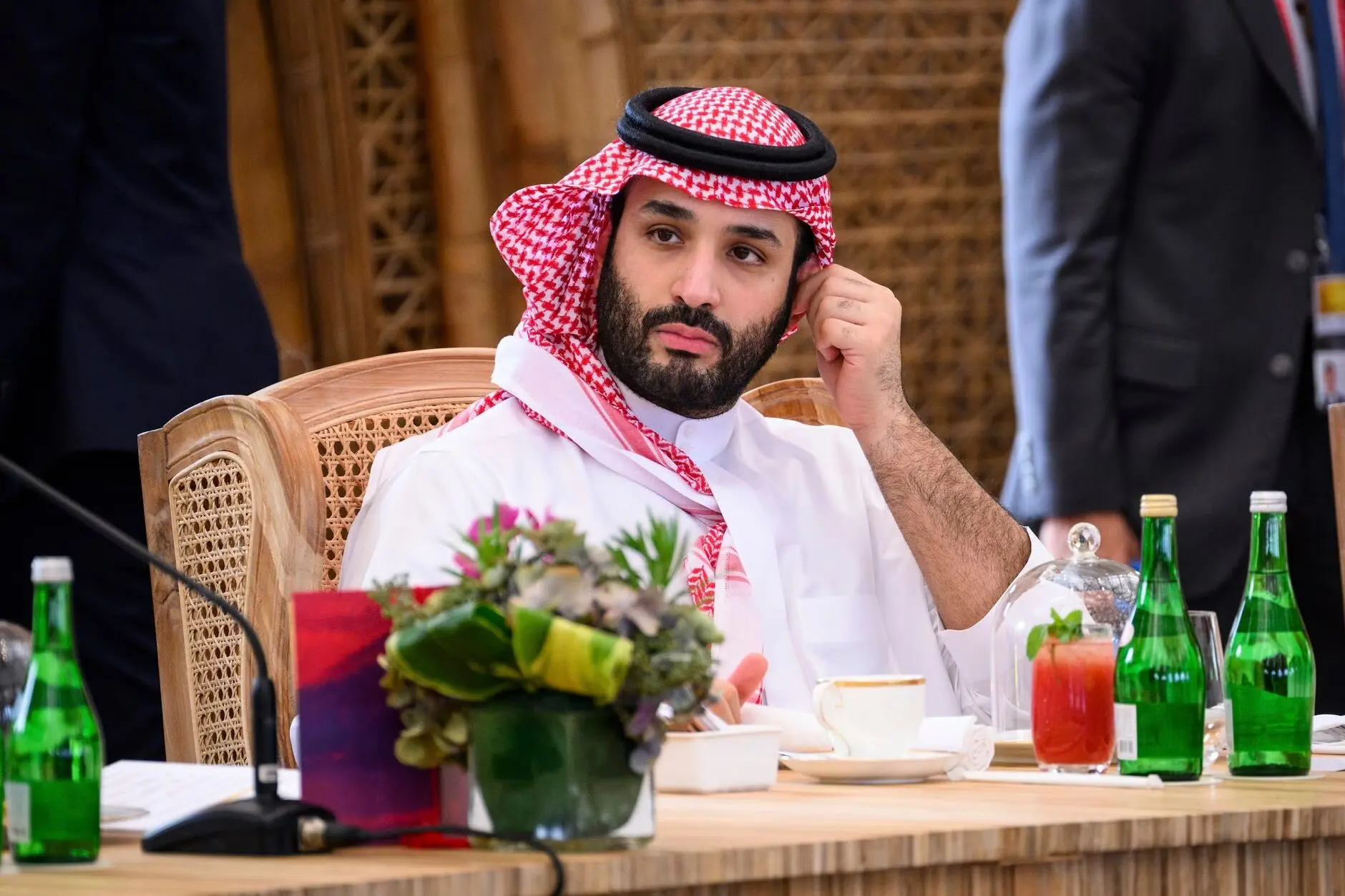 دیدار محمد بن سلمان با فرمانده سنتکام