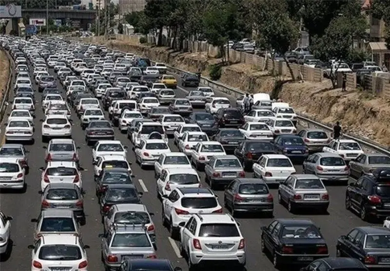 هشدار به مسافران؛ ترافیک در این محور سنگین است