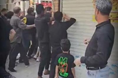  هجوم مردم برای گرفتن نذری باعث شکستن لوله گاز شد!