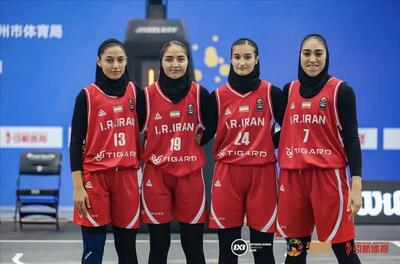 لیگ ملتهای زیر ۲۳ سال آسیا/ دختران بسکتبال ۳ به ۳ ایران سوم شدند